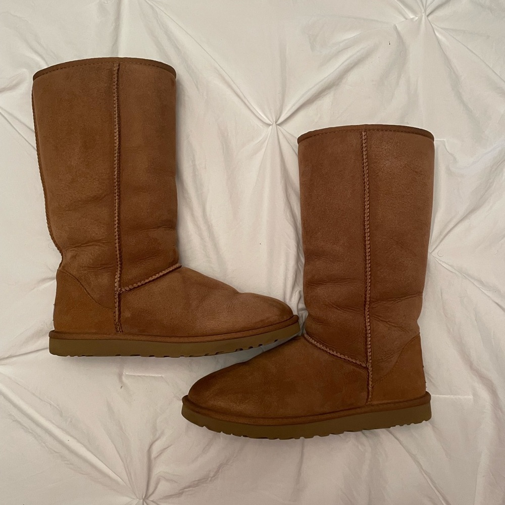 UGG Chestnut Tall Classic Suede Winter Boots